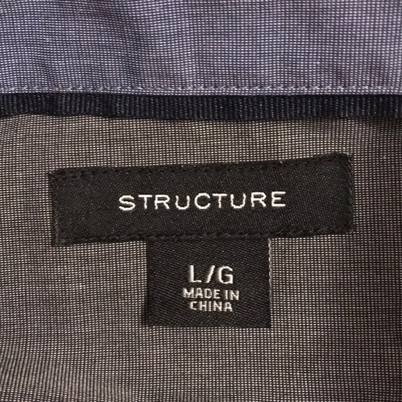STRUCTURE Long Sleeve Shirt SIZE L - Picture 4 of 5